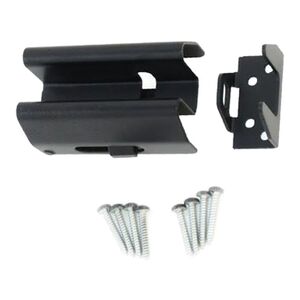 Fenix Heavy Metal Powder Coated Security Hasp with Latch Black Fenix Heavy Metal Powder Coated Security Hasp with Latch Black